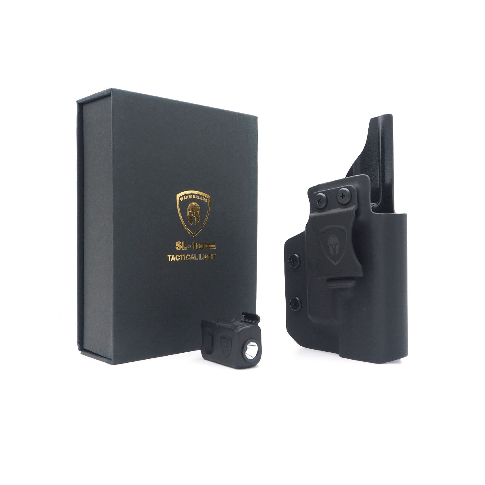 ไฟฉาย Warriorland SL-1 + ซองพกใน Kydex Glock 17/19/21/22 (Gen 3-5) & Glock 23/32 (Gen 4) (K2460)