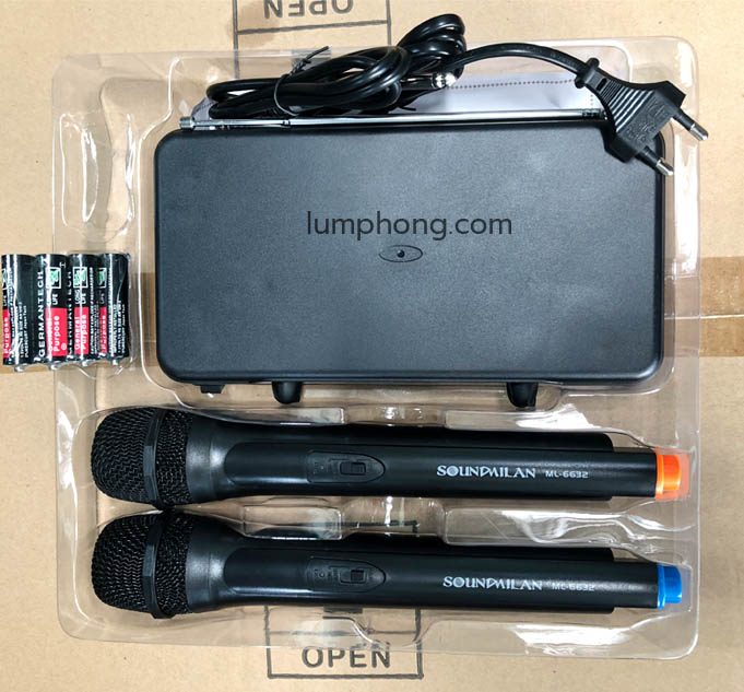 ไมค์ลอย ไมโคโฟนไร้สาย Soundmilan ML-6632