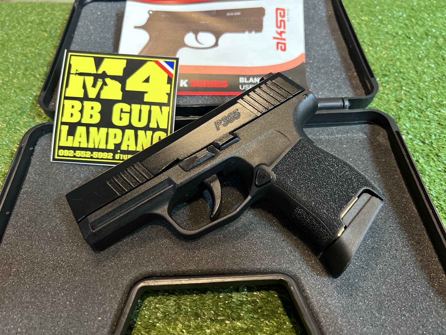 Aksa SIG SAUER P365 9mm. P.A.K. 2 แม็กกาซีน สีดำ
