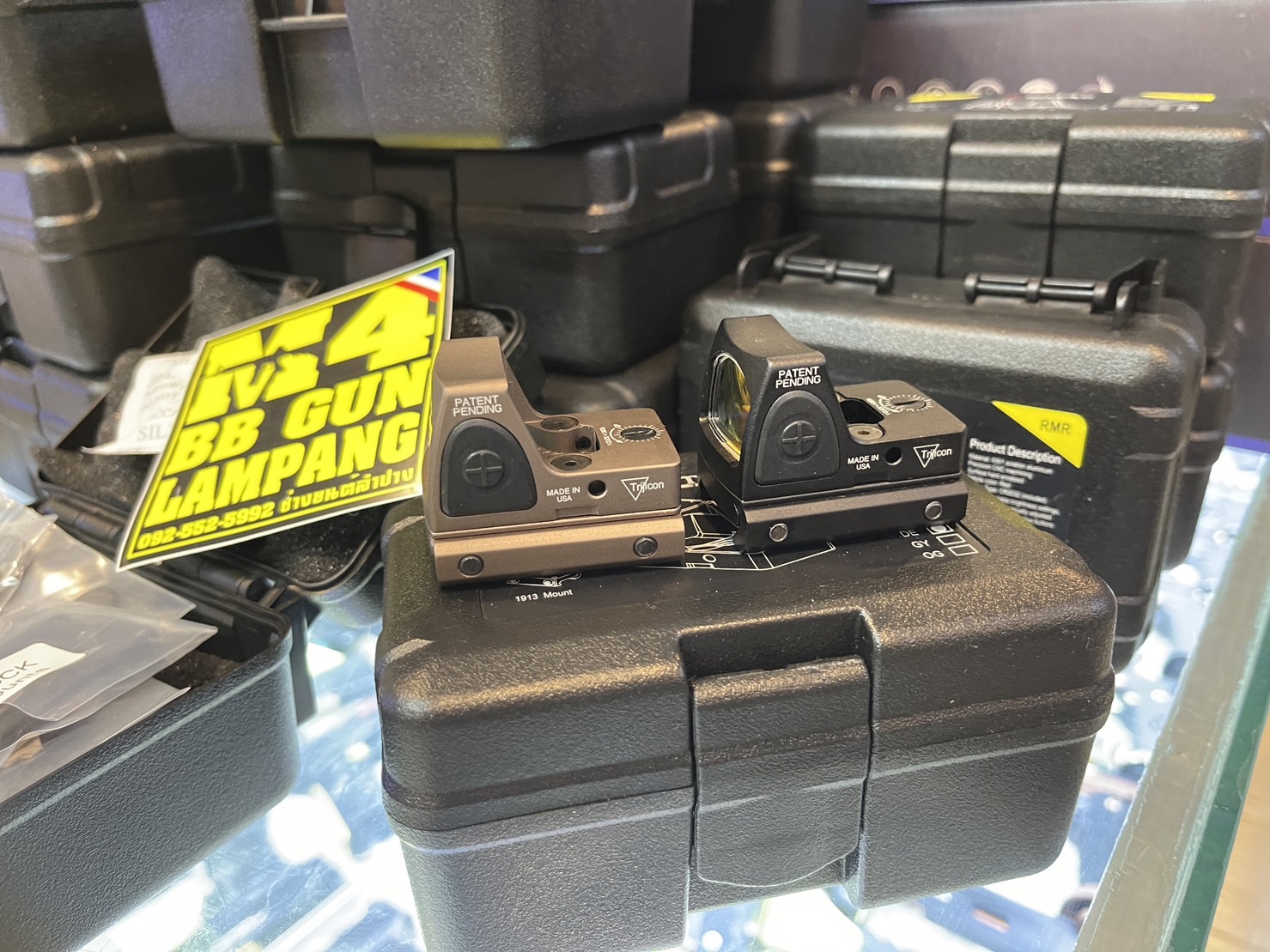 SOTAC : REDDOT TRIJICON RMR กล้องจุดแดง มีขาจับสำหรับปืนสั้น Glcok