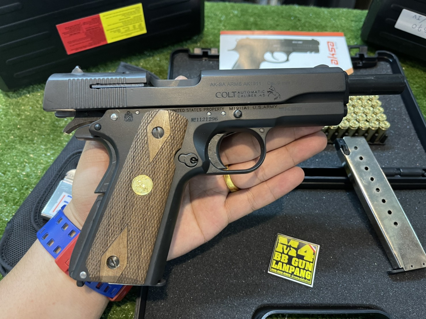 AKSA COLT 1911 ลาย Series 80 สีดำ