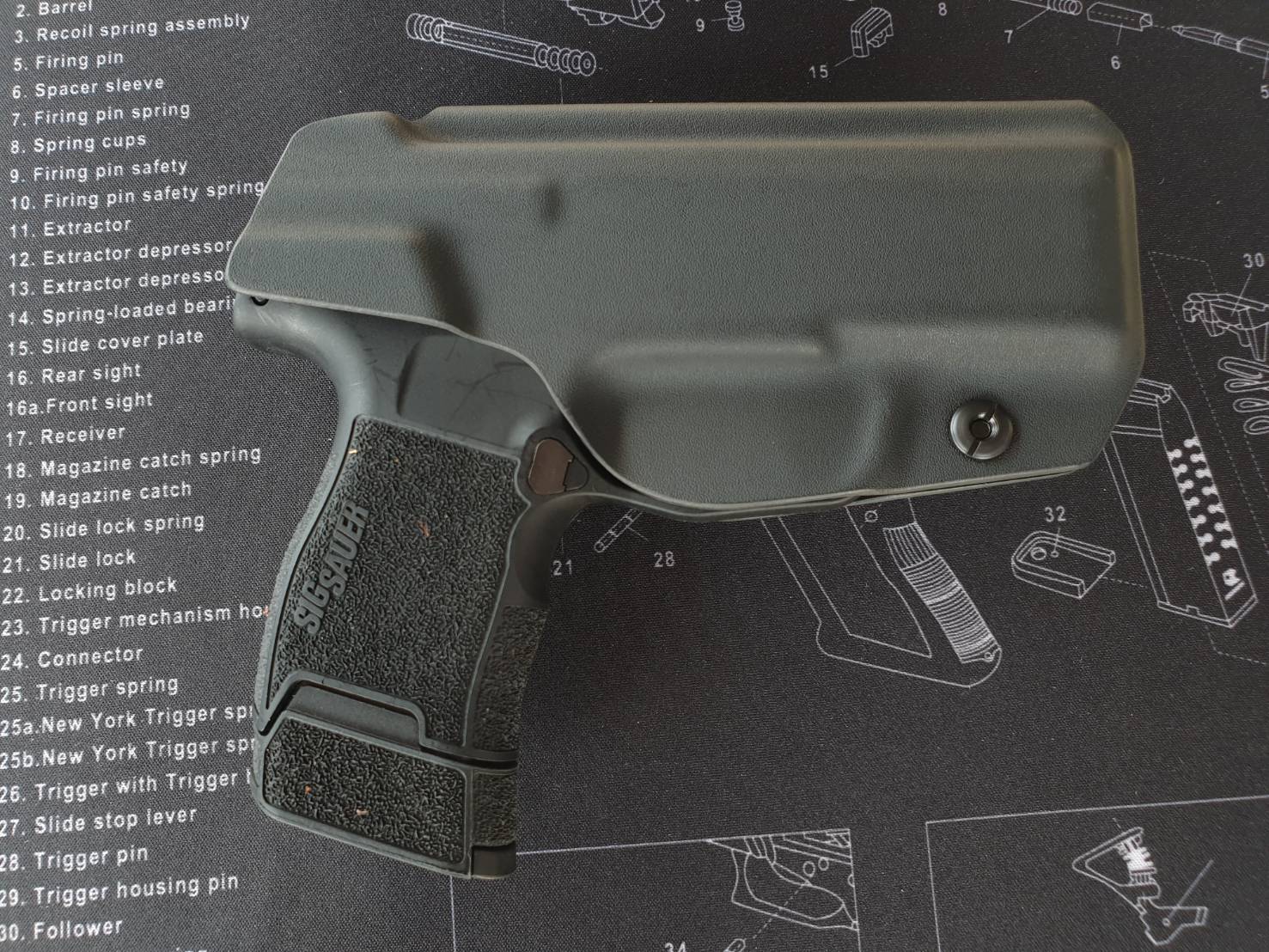 ซองพกใน Kydex SiG Sauer P365 (K0500)