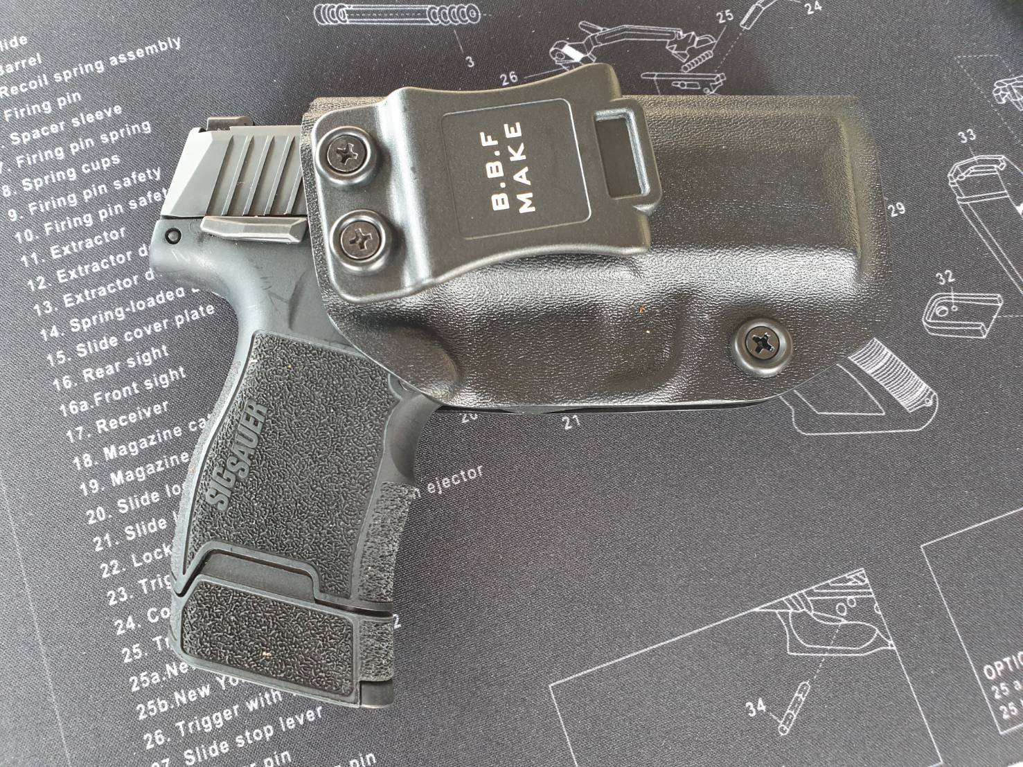 BBF Make Kydex Holster ซองพกใน KYDEX _Sig Sauer P320(KO570)