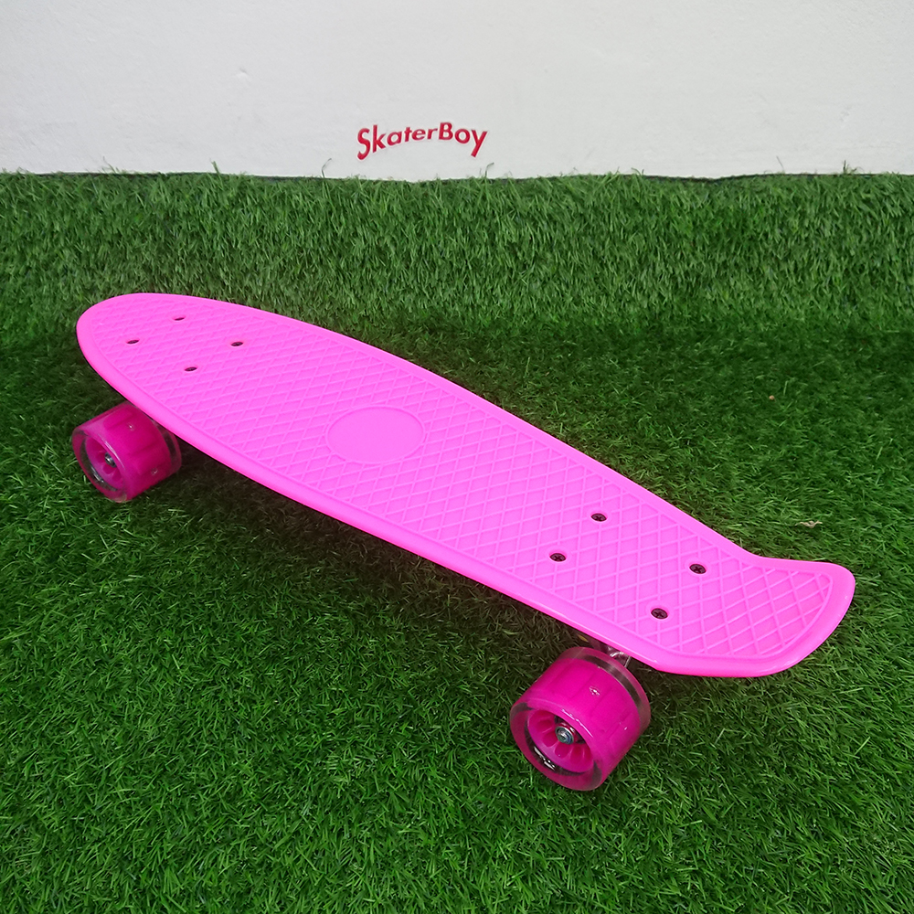 0202 Kid Skateboard ทรงเพนนี ล้อมีไฟ เลือกได้8สี น้ำหนักไม่เกิน 100kg