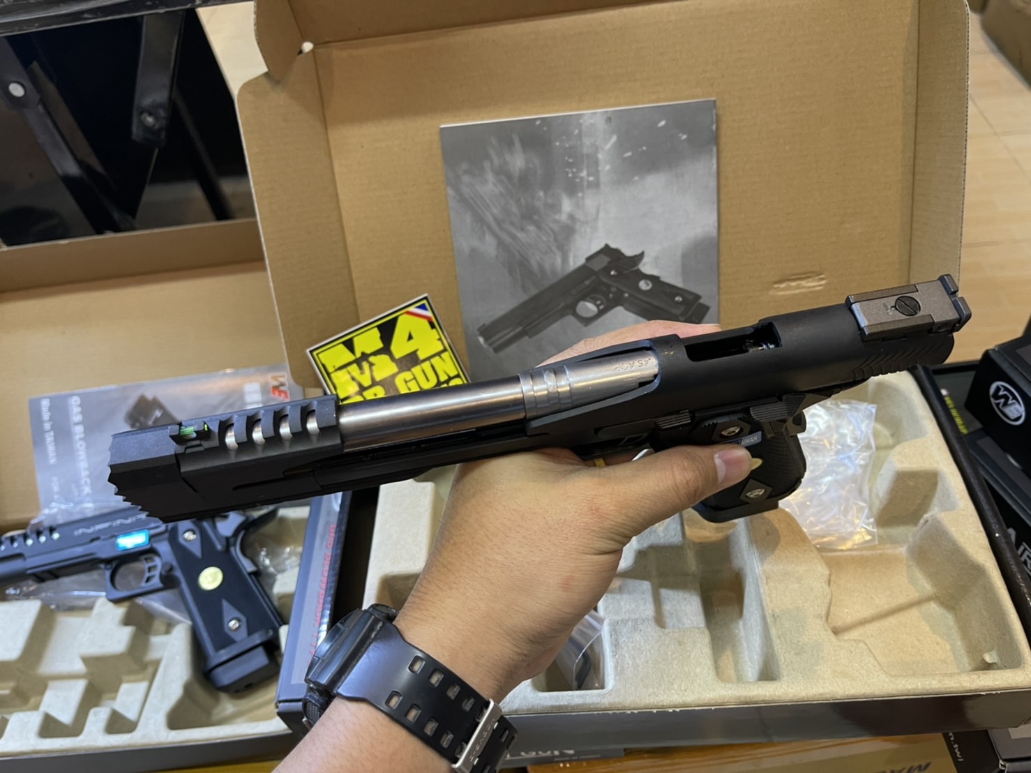 WE Hi Capa 7.1 Dragon Black 7"