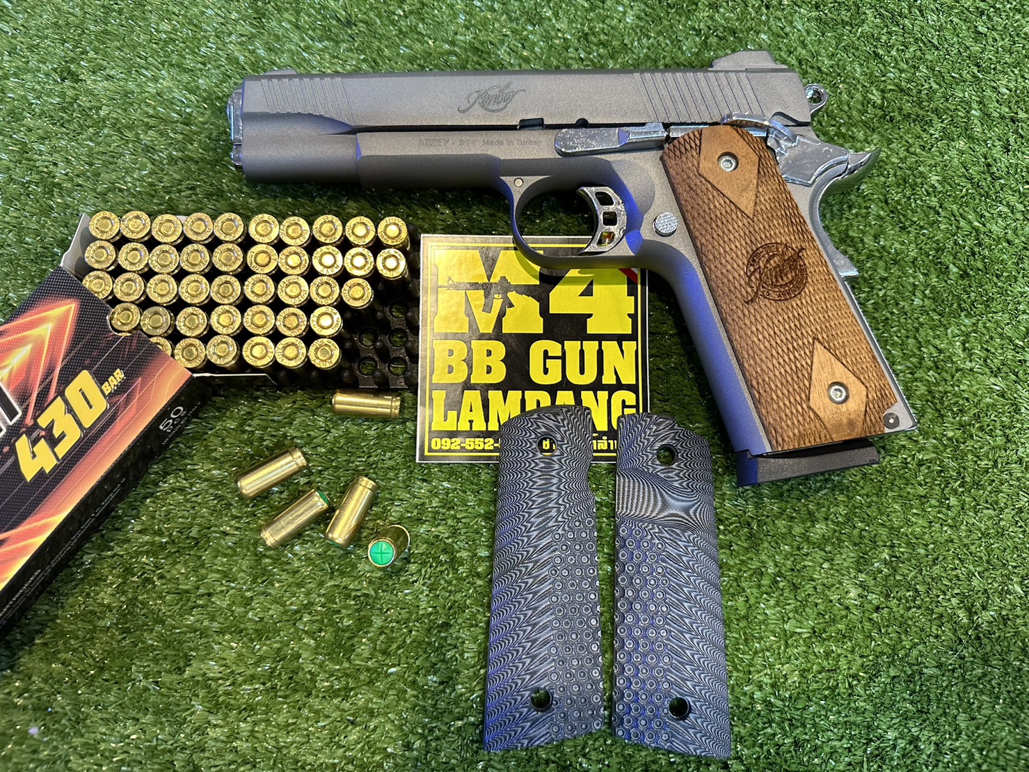 KUZEY M1911 ลาย KIMBER ลำกล้อง 5" สีสโมค