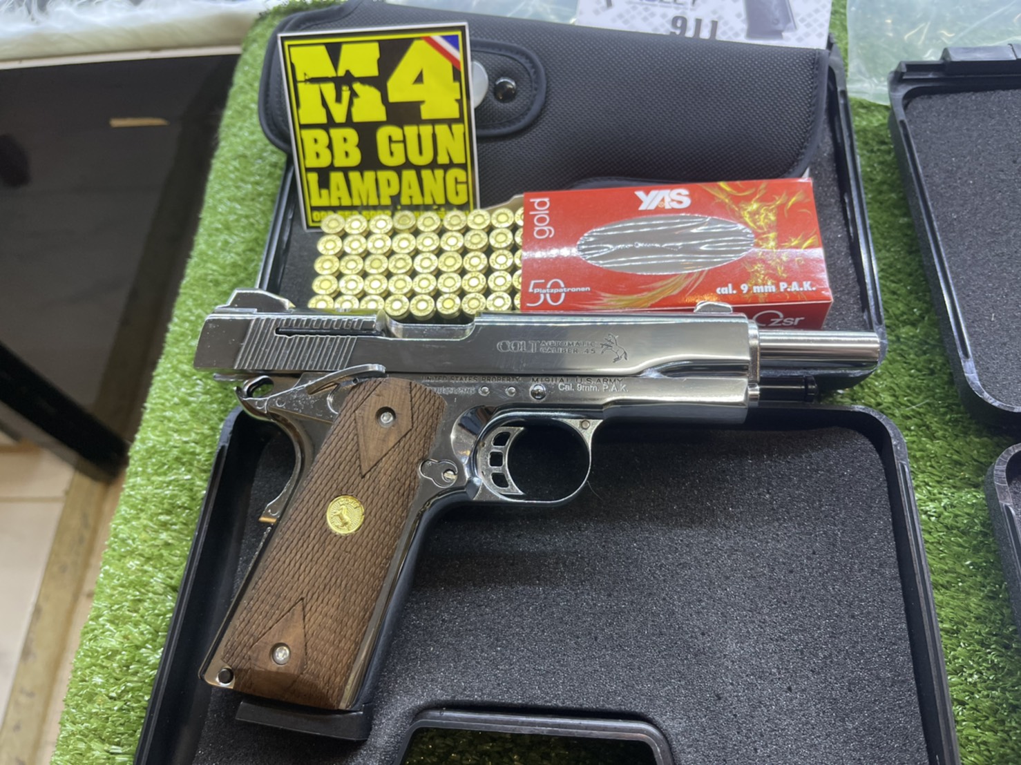 KUZEY M1911 ลาย Government ลำกล้อง 5" เงินเงา