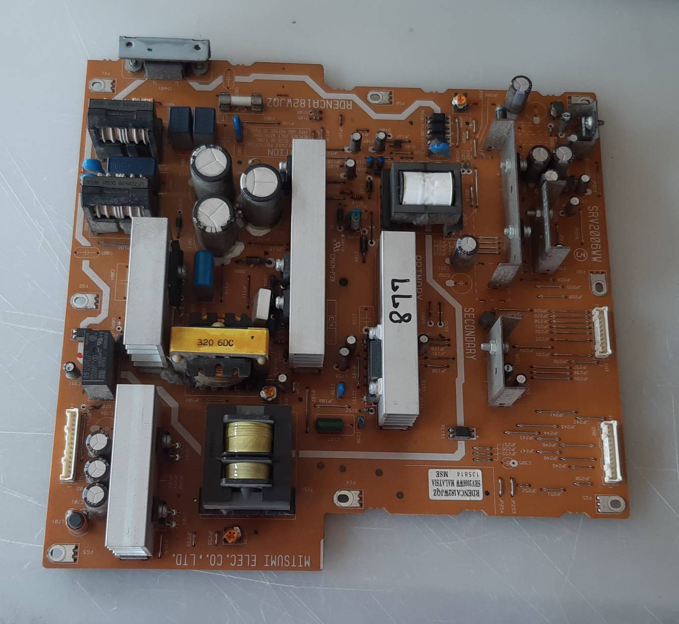 อันที่ 877 SHARP LC-32AX5M ซัฟฟลาย SRV2006WW RDENCA182WJQZ ดีเทสแล้ว