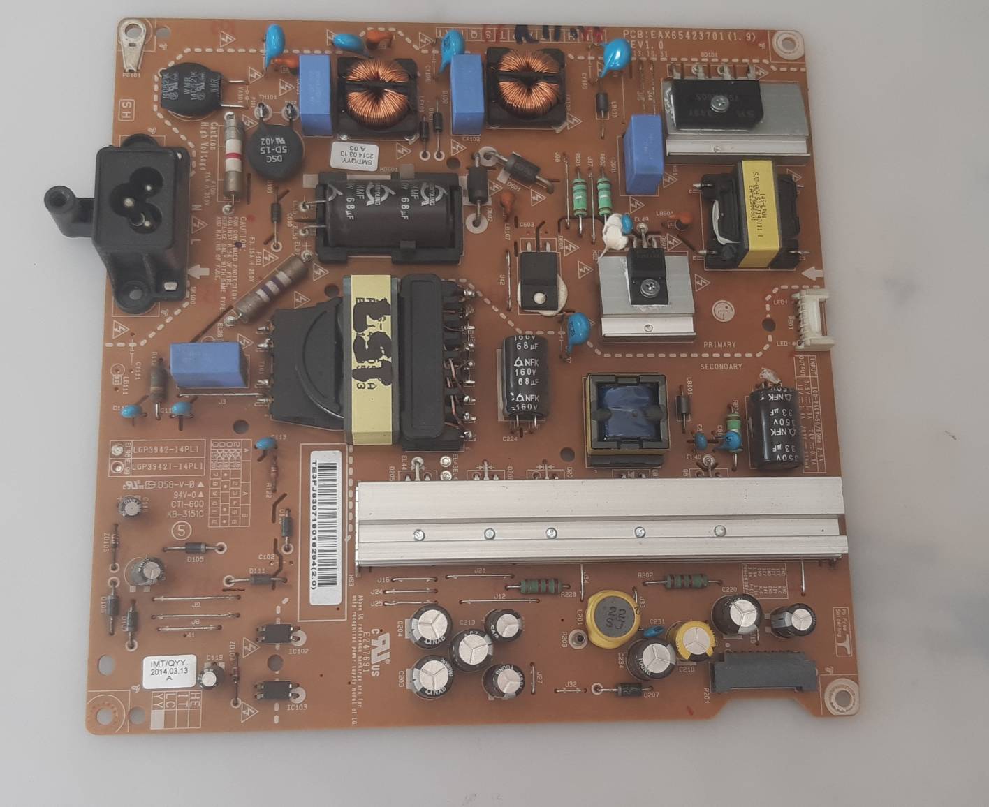 อันที่ 157 LG 42LB582T ซัฟฟลาย EAX65423701 ดีเทสแล้ว