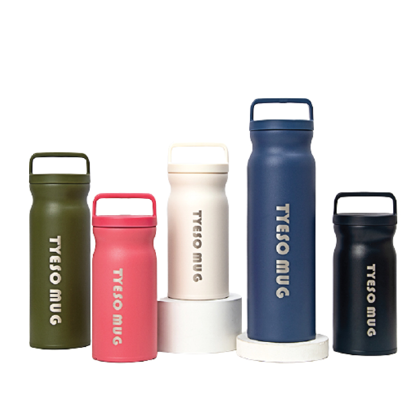 กระบอกน้ำสุญญากาศ มีหูถือ Tyeso 360, 500, 710 ml.