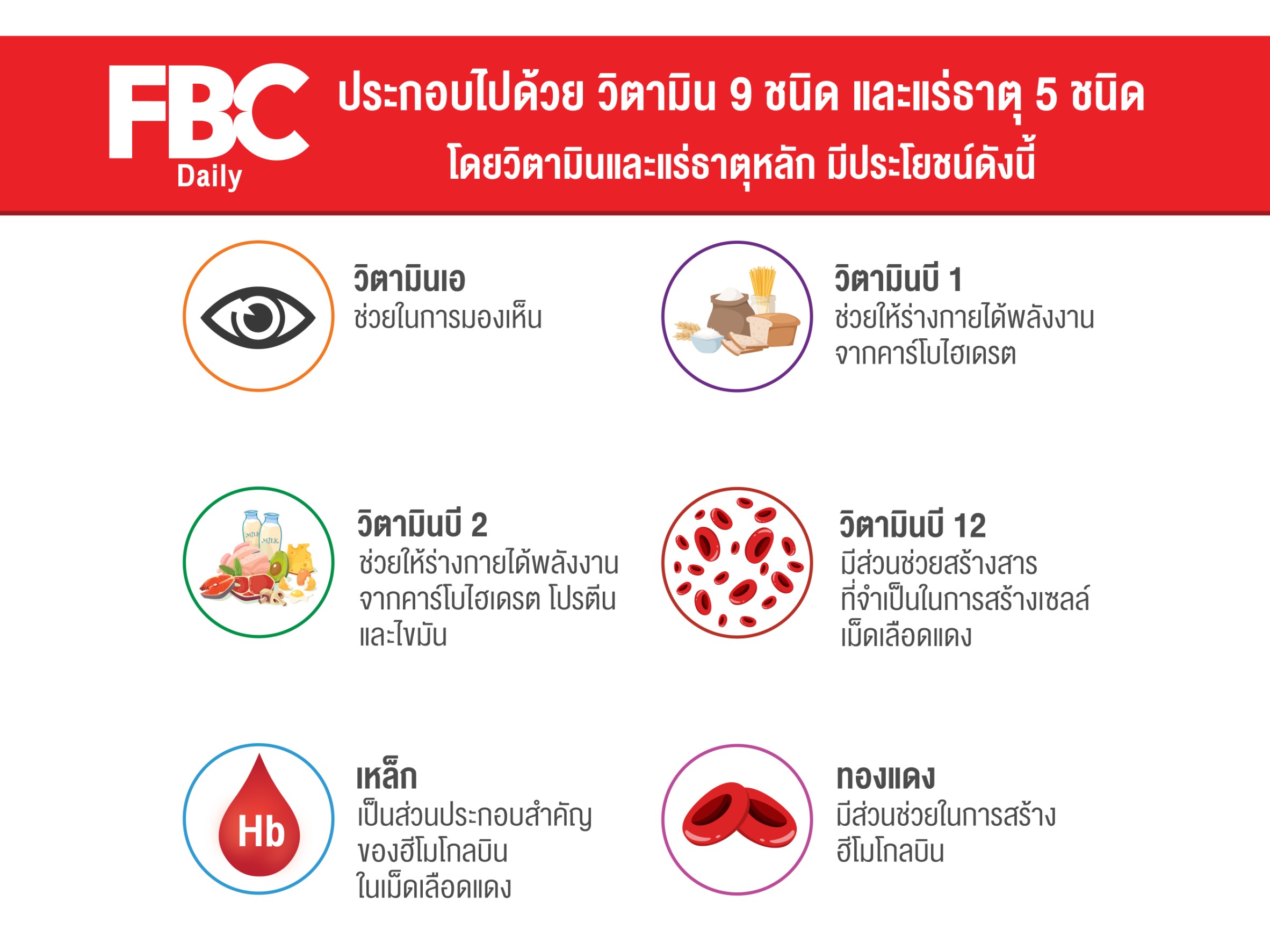 FBC Daily Dietary Supplement Product 30 เม็ด บำรุงเลือด