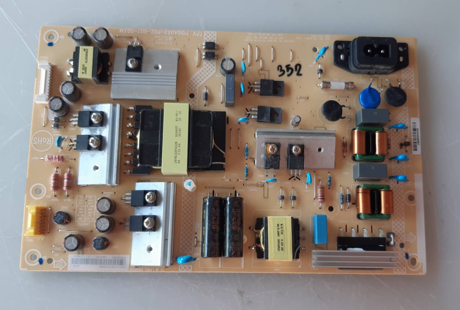 อันที่ 352 PHILIPS 55PUT6103S ซัฟฟลาย 715GA052-P02-007-003M ดีเทสแล้ว