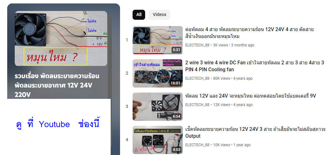 พัดลมระบายความร้อน พัดลมระบายอากาศ