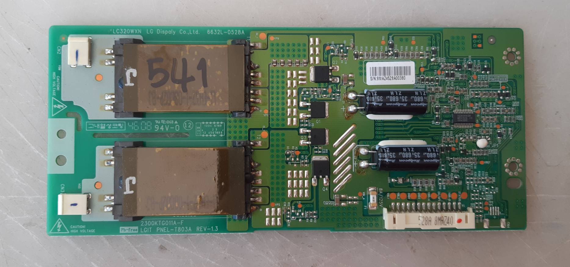 อันที่ 541 LG 32LG10R อินเวอร์เตอร์ 6632L-0528A ดีเทสแล้ว ขาย 650 บาท