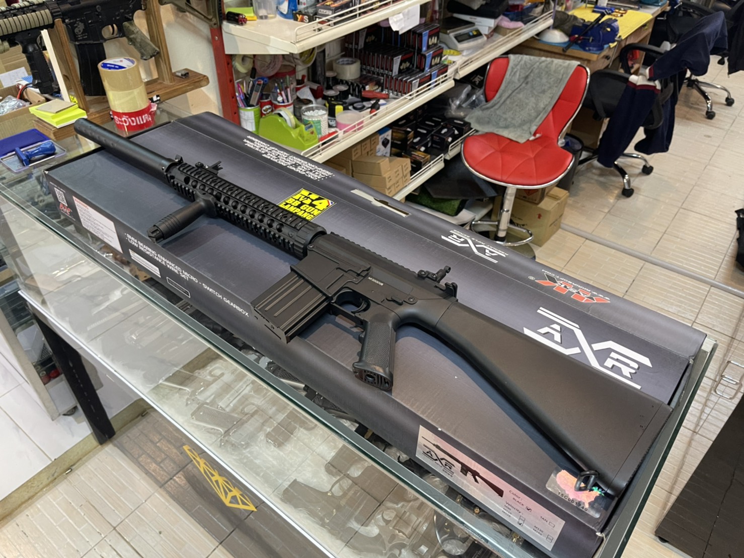 A&K SR25 ASSAULT RIFLE SERIES SR25 สีดำ