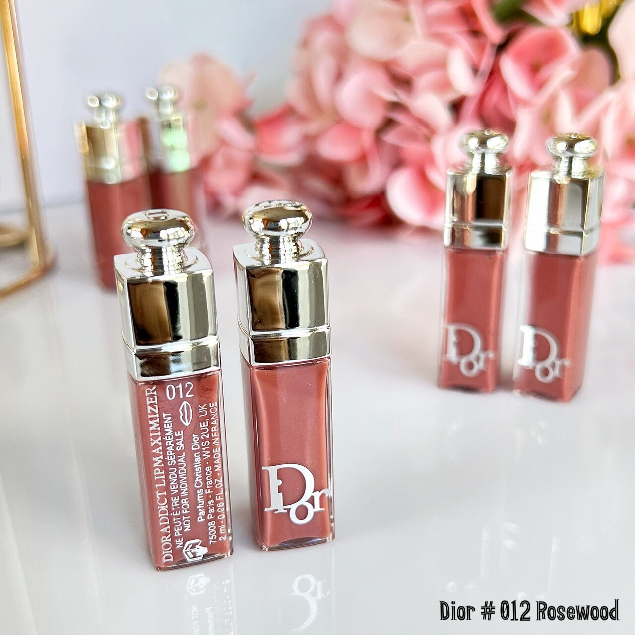 ลิปสติก Dior Lip Maximizer High Volume Lip Plumper 2 ml #012 Rosewood