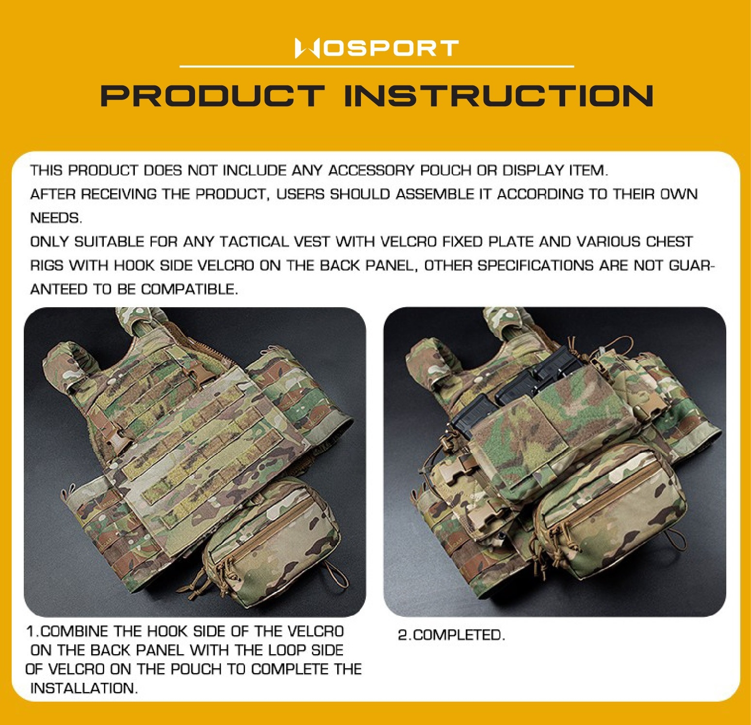 กระเป๋าติดเวส MK4 ( WOSPORT ) (K0450)