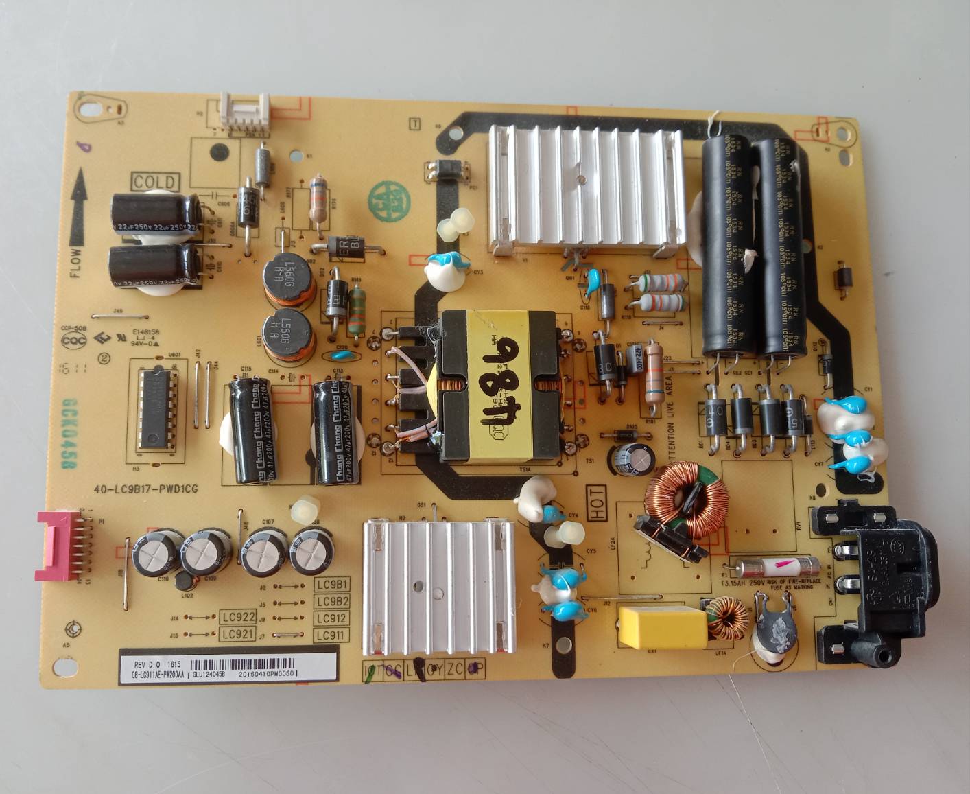 อันที่ 486 TCL 43S4800 ซัฟฟลาย 40-LC9B17-PWD1CG ดีเทสแล้ว