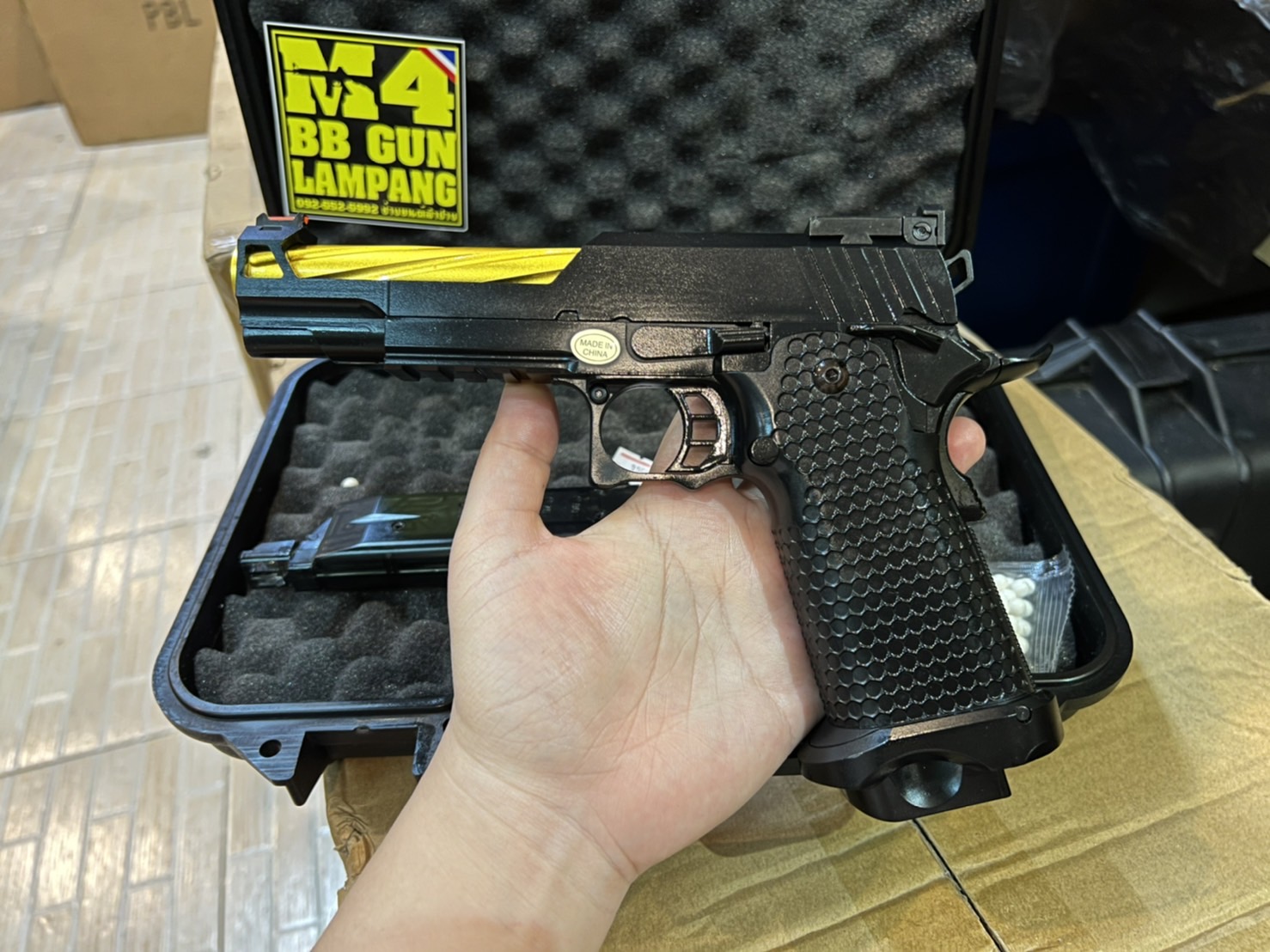 Golden Eagle GE3337 - Hi-Capa 5.1 MEGA ท่อทอง