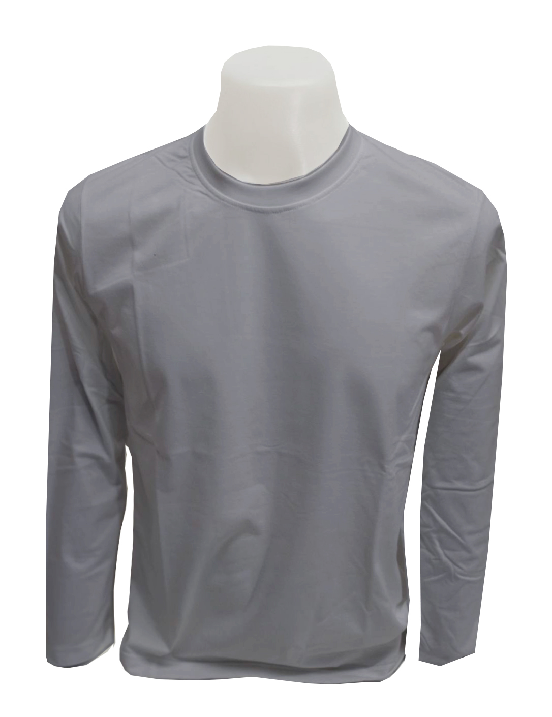 เสื้อยืดแขนยาวสีเทา SUPER COTTON