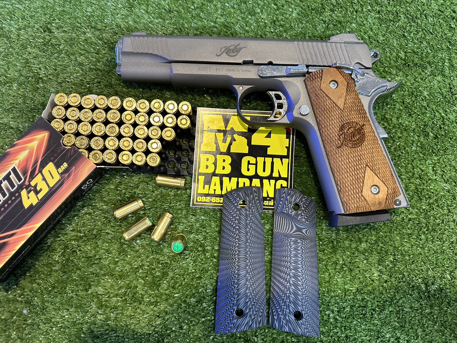 KUZEY M1911 ลาย KIMBER ลำกล้อง 5" สีสโมค