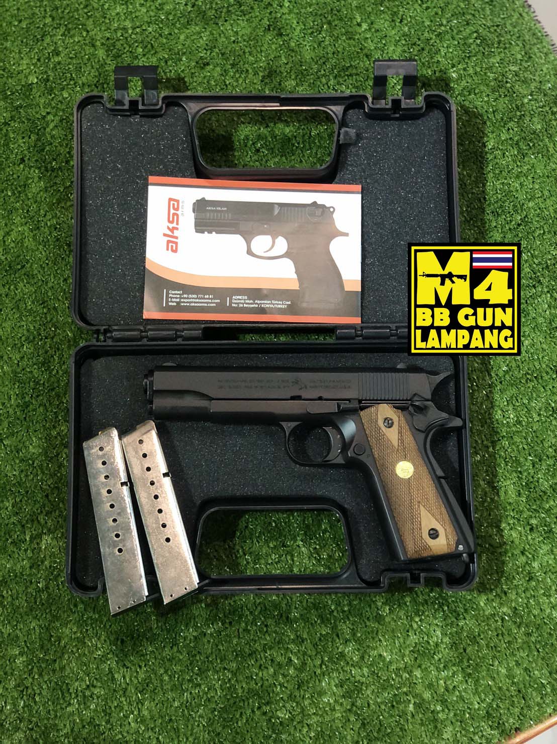 AKSA COLT 1911 ลาย 100 ปี สีดำ