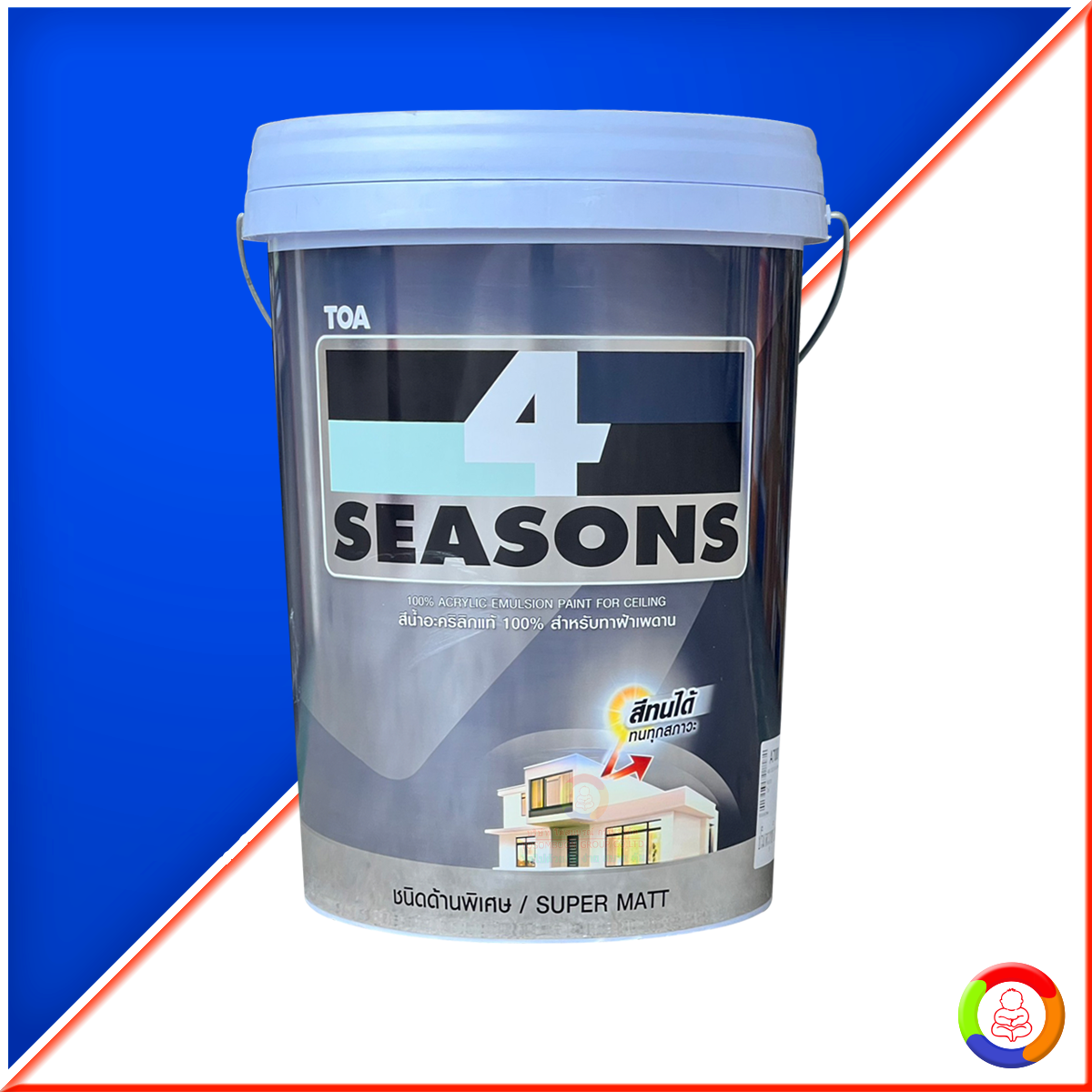 4 SEASONS Acrylic Emulsion for Ceiling A8000 18 L.