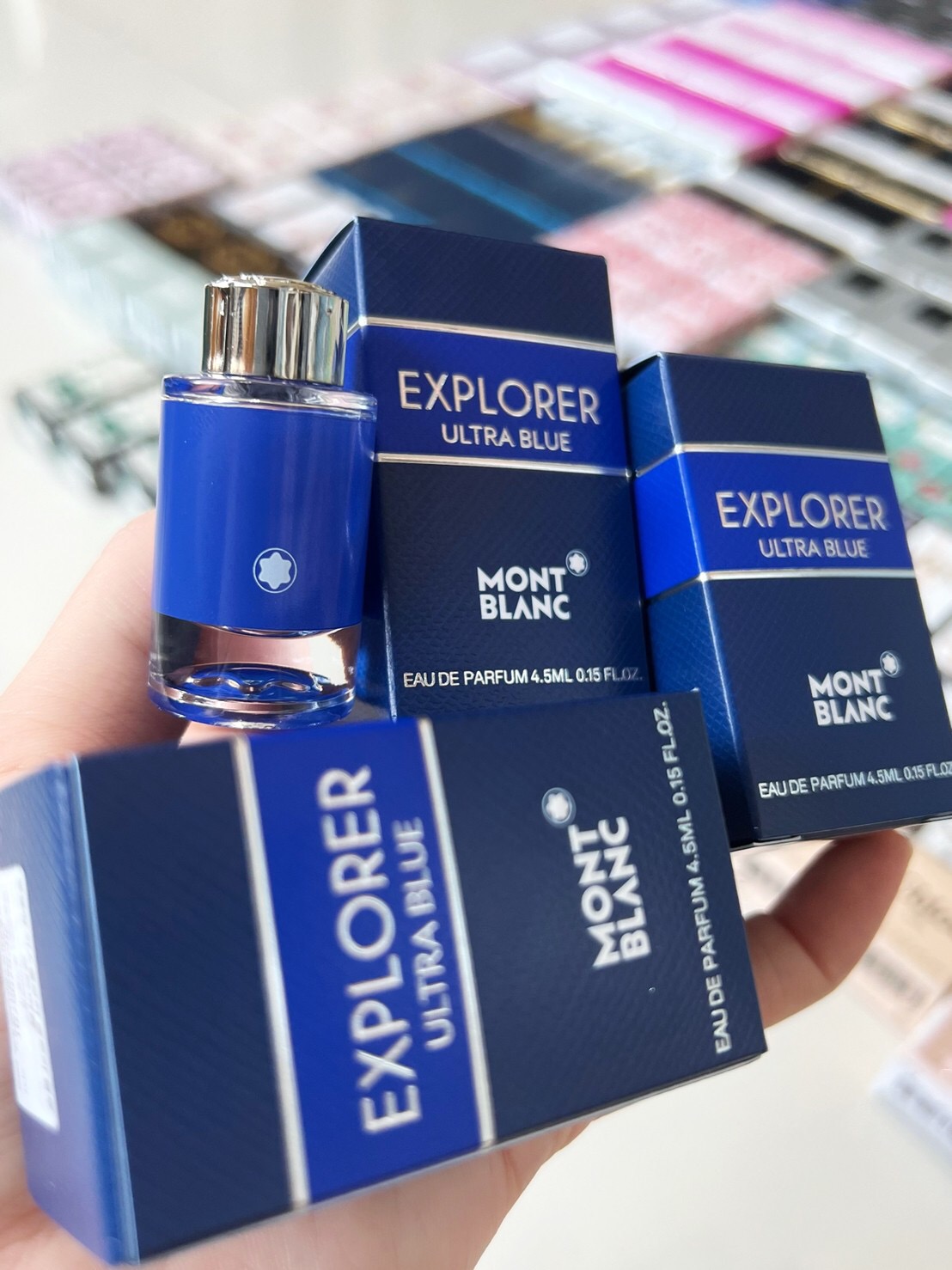 MONT BLANC Explorer Ultra Blue EDP ขนาดทดลอง 4.5 ml หัวแต้ม