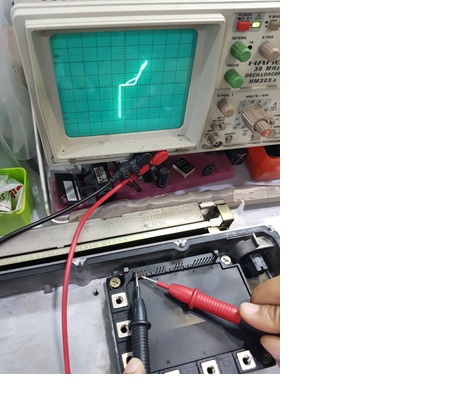 testing electronic components module