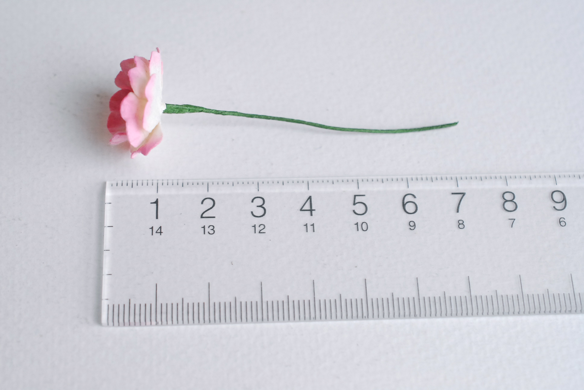 ดอกไม้กระดาษสา ดอกไม้กระดาษสา จตุจักร งานประดิษฐ์ ดอกไม้ทำข้อมือเพื่อนเจ้าสาว แต่งงาน ดอกไม้กระดาษ poppy สีชมพูปัด ขนาด 2.00 cm.