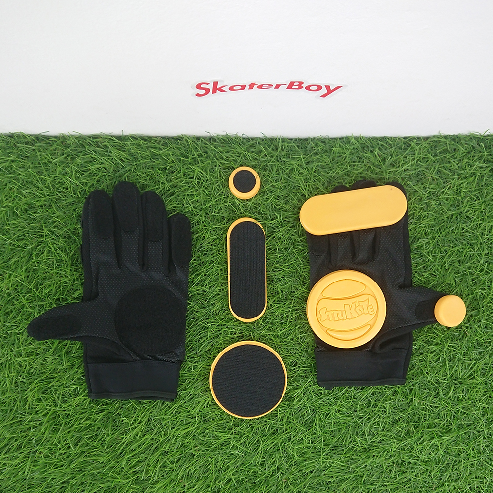 [0101] ถุงมือเบรก สไลด์ เลี้ยว สเก็ตบอร์ด Down Hill protective gear