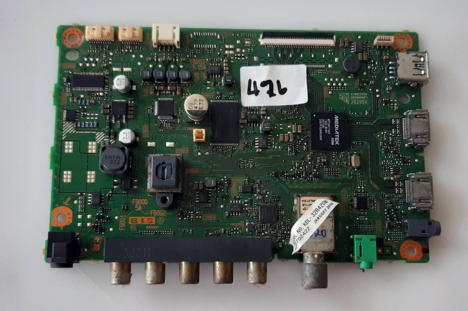อันที่ 476 SONY 32R420B ซีสเตร็ม 1-889-354-11 ดีเทสแล้ว