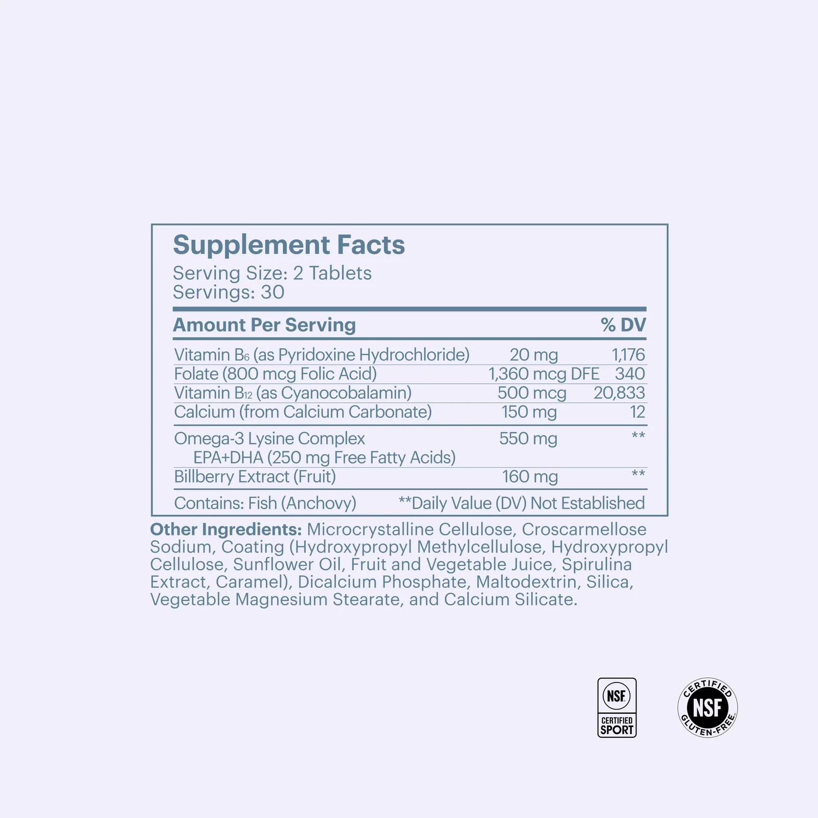 Elysium Health Matter Tri-Vitamin Complex for Brain Aging 60 Capsules 0 กก.