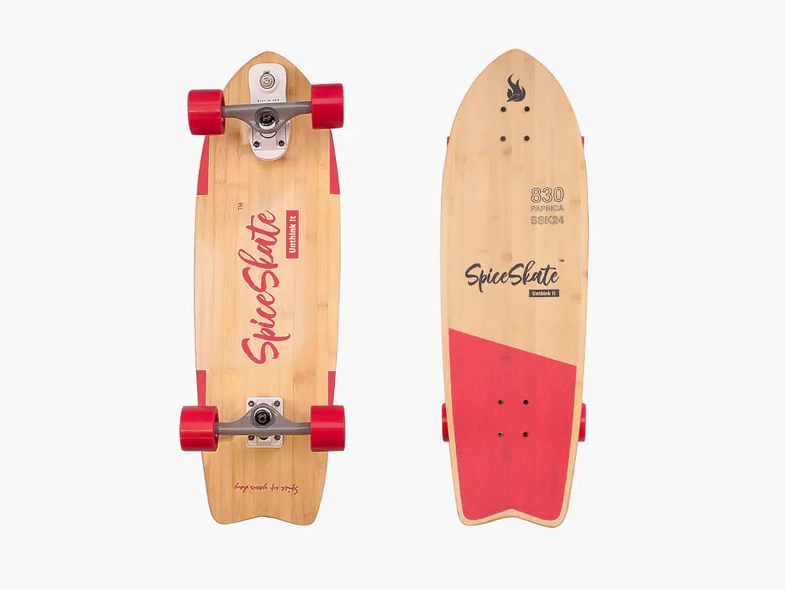 0202 us Surf skate ตัวจบ Spiceskate ราคา sale ด่วนๆ ระบบสปริง ประกอบเอง