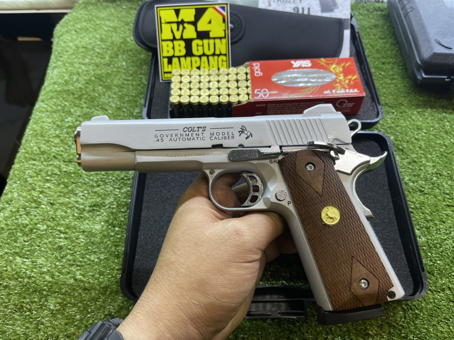 KUZEY M1911 ลาย Government ลำกล้อง 5" ซาติน