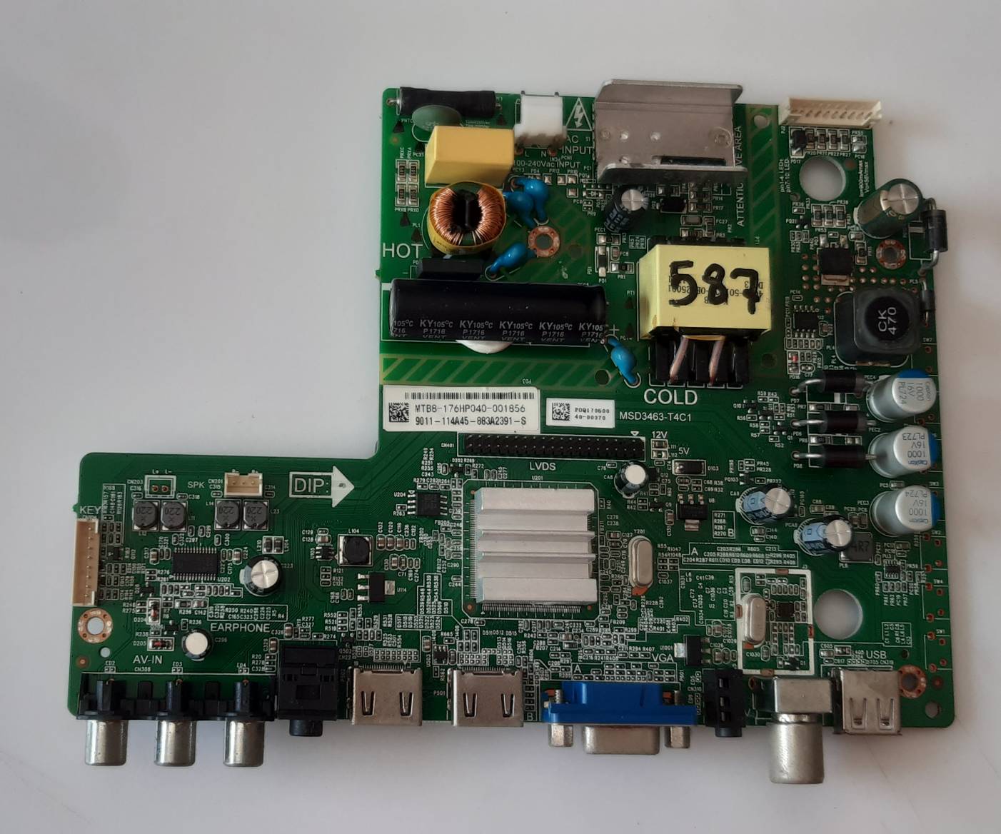 อันที่ 587 PHILIPS 32PHT5200S ซีสเตร็ม MSD3463-T4C1 ดีเทสแล้ว