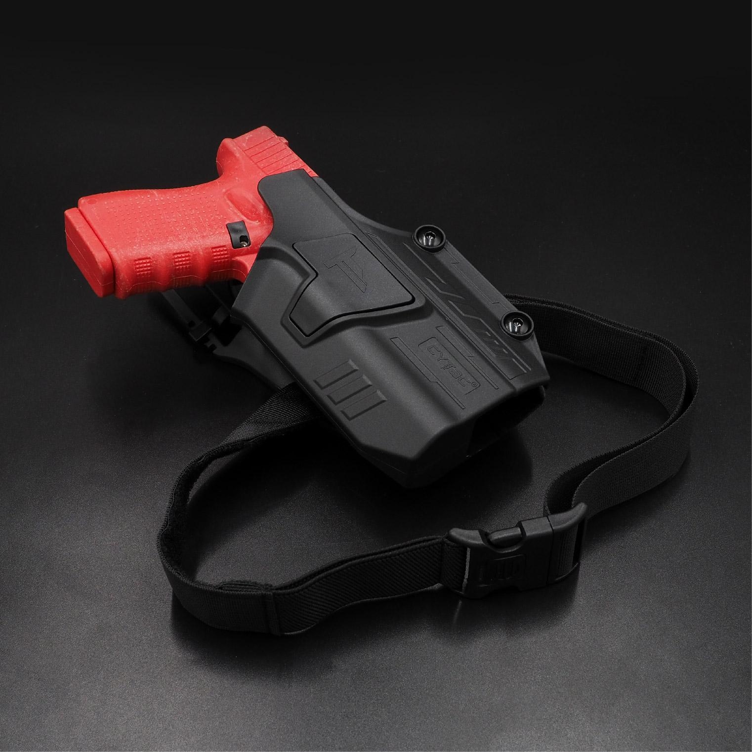 ซองพกนอก Mega-Fit ติดไฟฉาย + เพลทลดต่ำ (K0970)