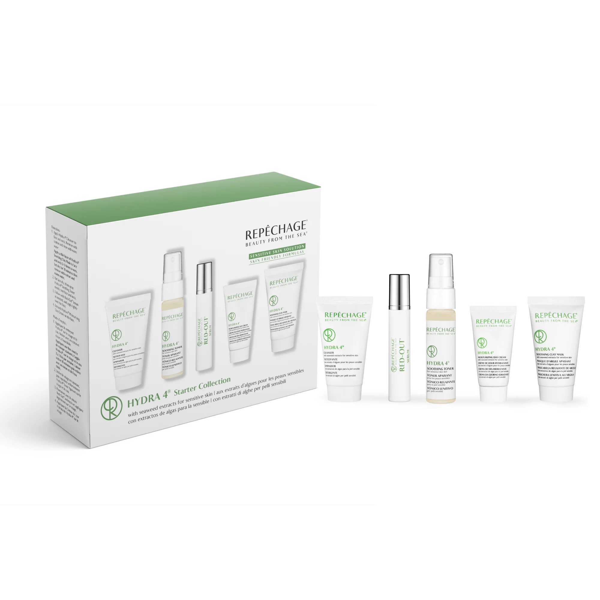Repechage Hydra 4 Starter Collection เซ็ททดลอง Hydra 4 สำหรับผิวบอบบาง แพ้ง่าย รวมถึงผิวแห้ง 0 กก.