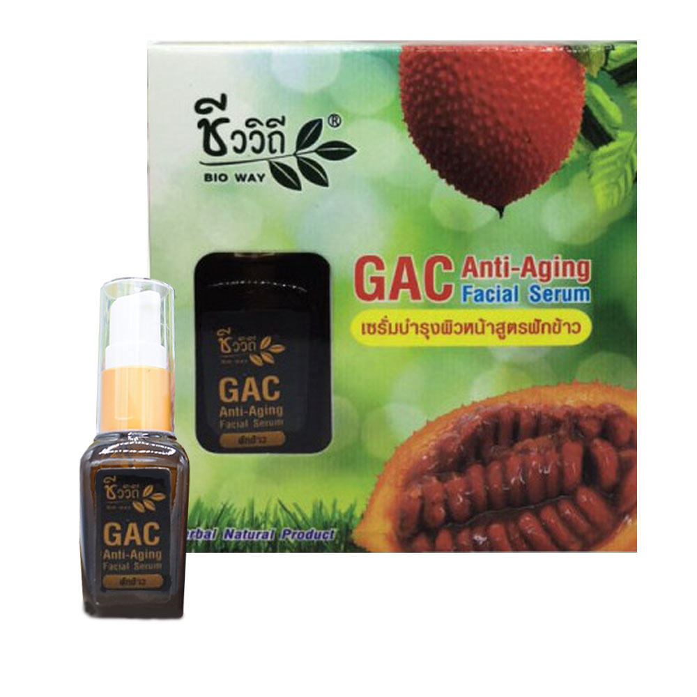 F49 [ชีววิถี] เซรั่มบำรุงผิวหน้า สูตรฟักข้าว 15ml.