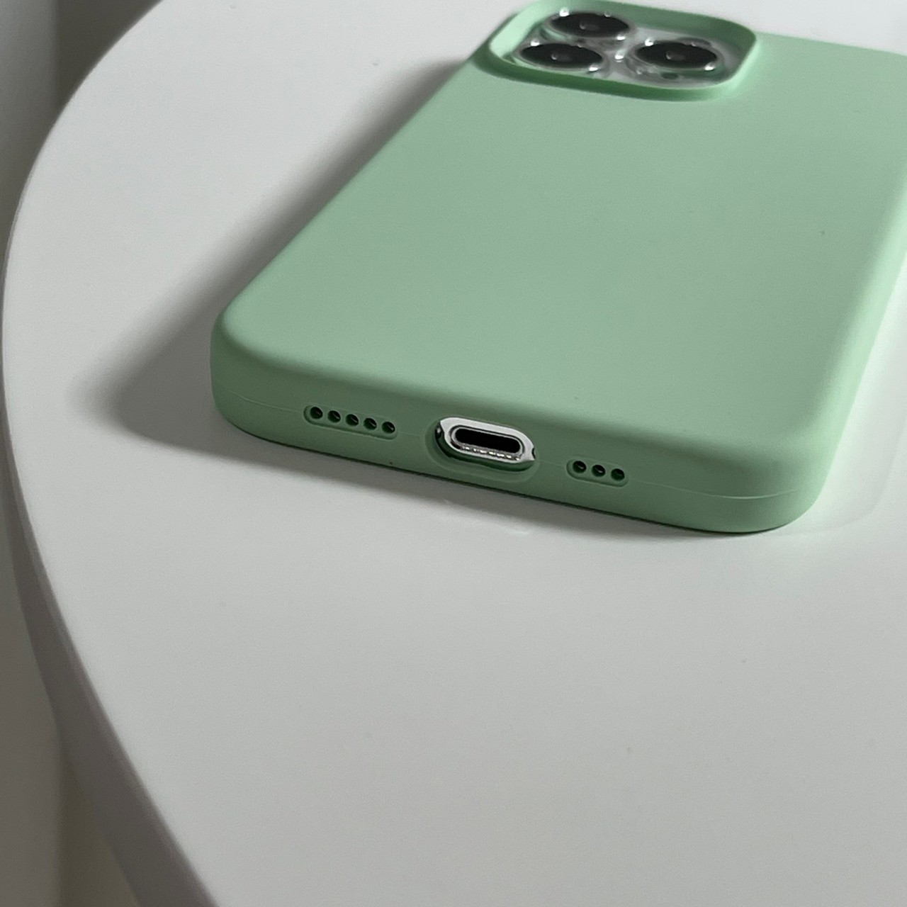 Silicone Case (pastel green colors)