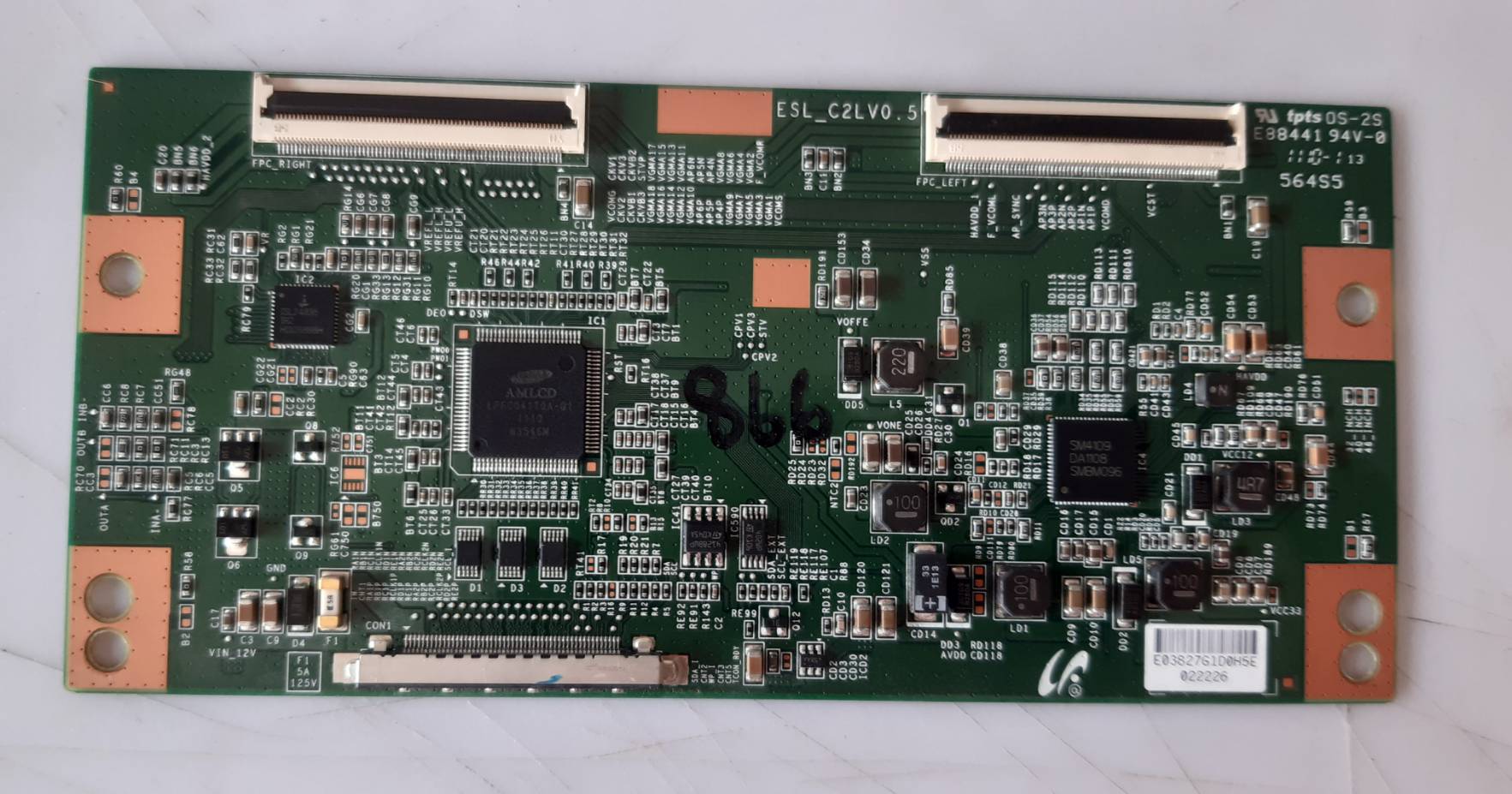 อันที่ 866 SONY 32EX520 ทีคอน ESL_C2LV0.5 50PIN ไฟซ้าย เสียบหนา ดี
