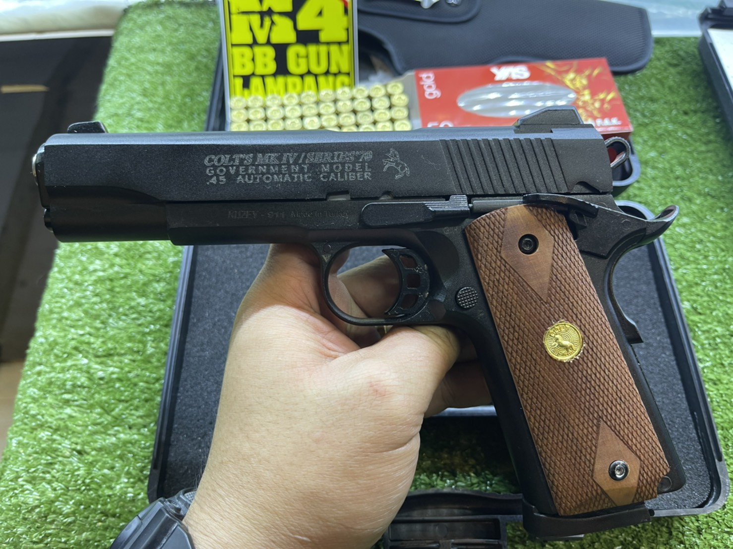 KUZEY M1911 ลาย Series 70 ลำกล้อง 5" ดำ