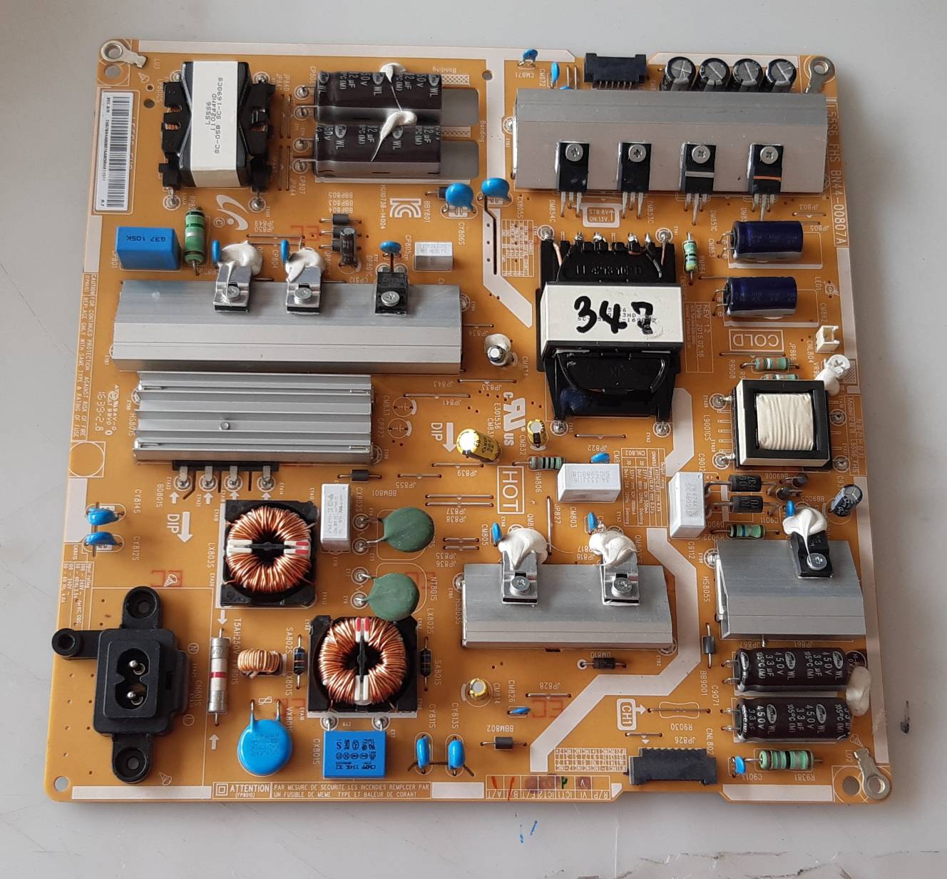 อันที่ 347 Samsung UA55KU6000K ซัฟฟลาย BN44-00807A ดีเทสแล้ว