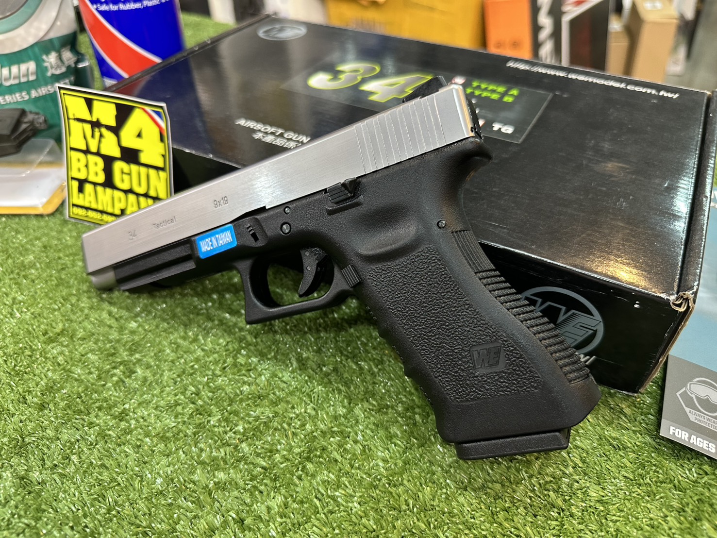 WE Glock 34 Gen 3 สีเงิน