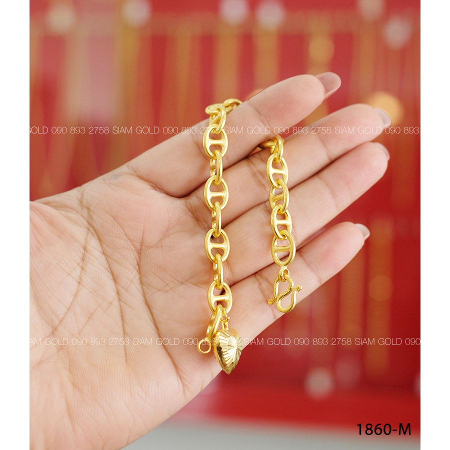 (M) ข้อมือ โซ่ห่วง 2 บ.