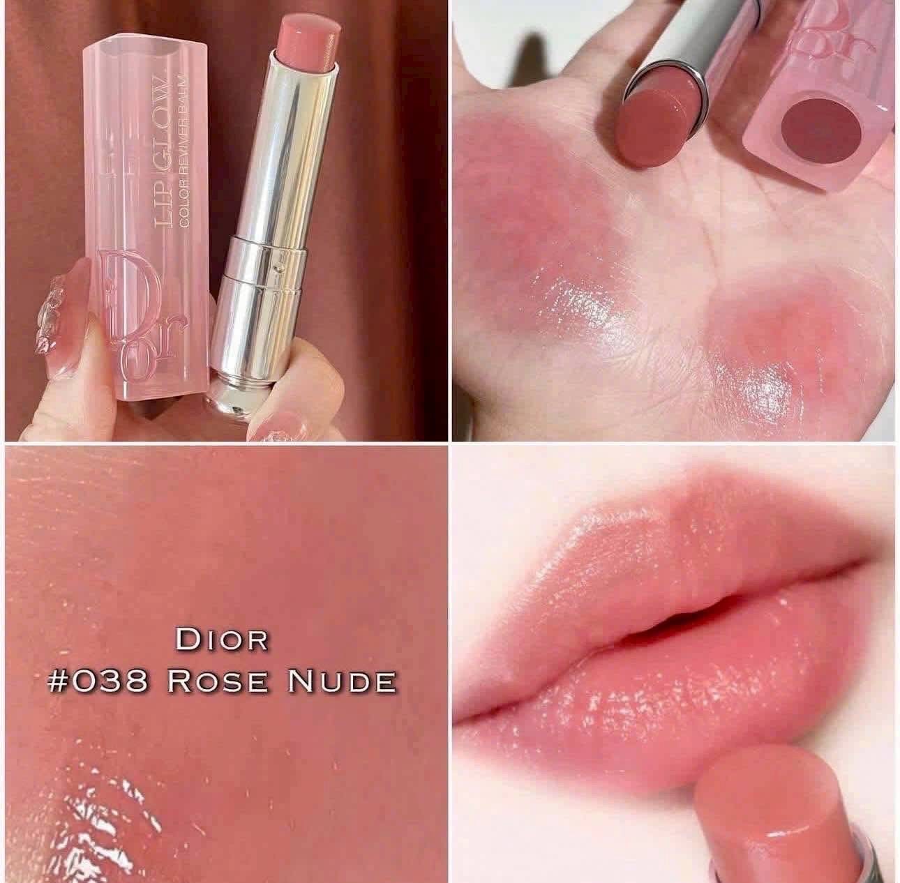 ลิปสติก Dior Addict Lip Glow 3.2g # 038 Rose nude