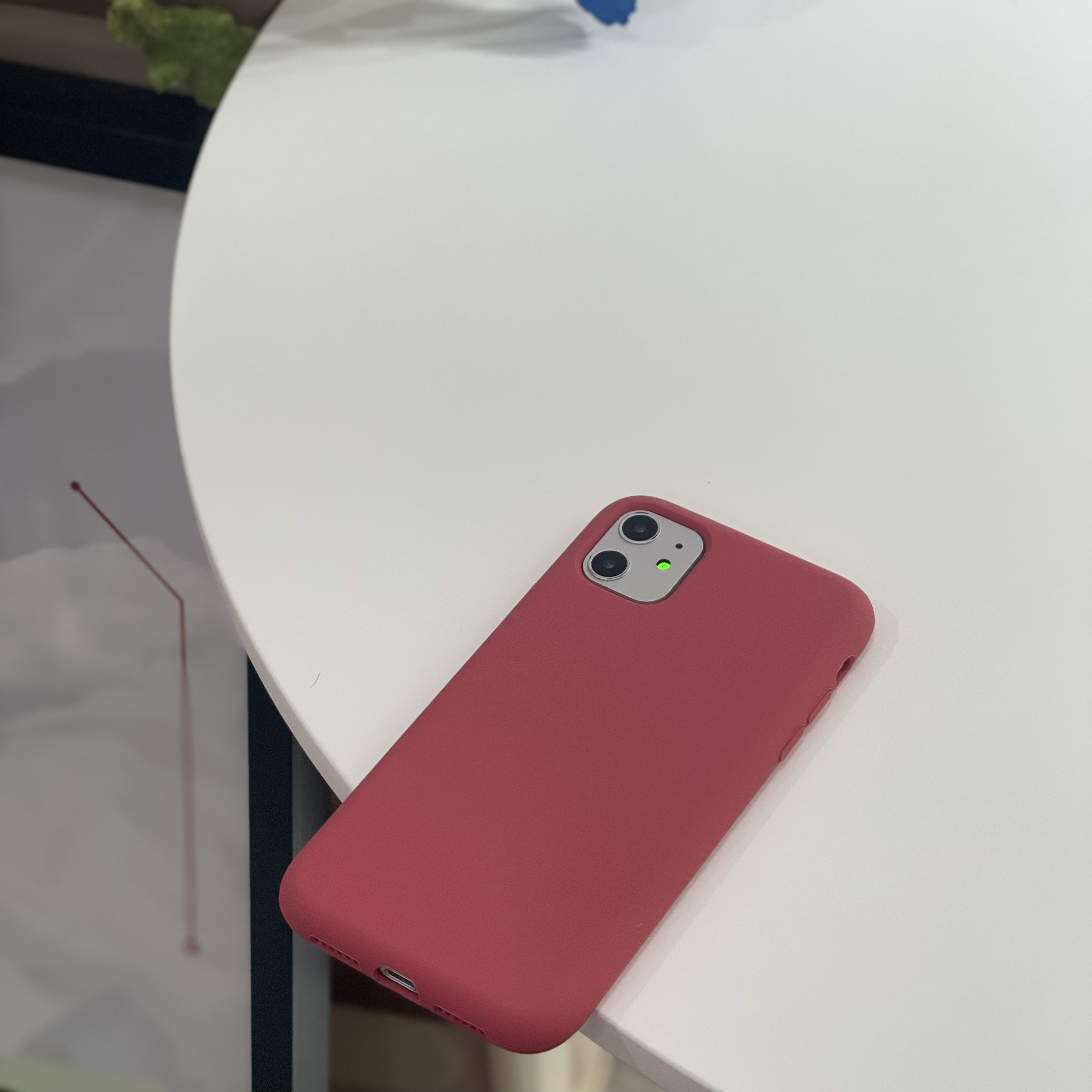 Silicone Case (raspberry colors)