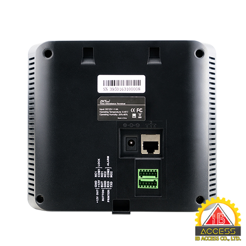 เครื่องสแกนใบหน้า ยี่ห้อ ZKTeco รุ่น MB160 รองรับระบบ Access Control