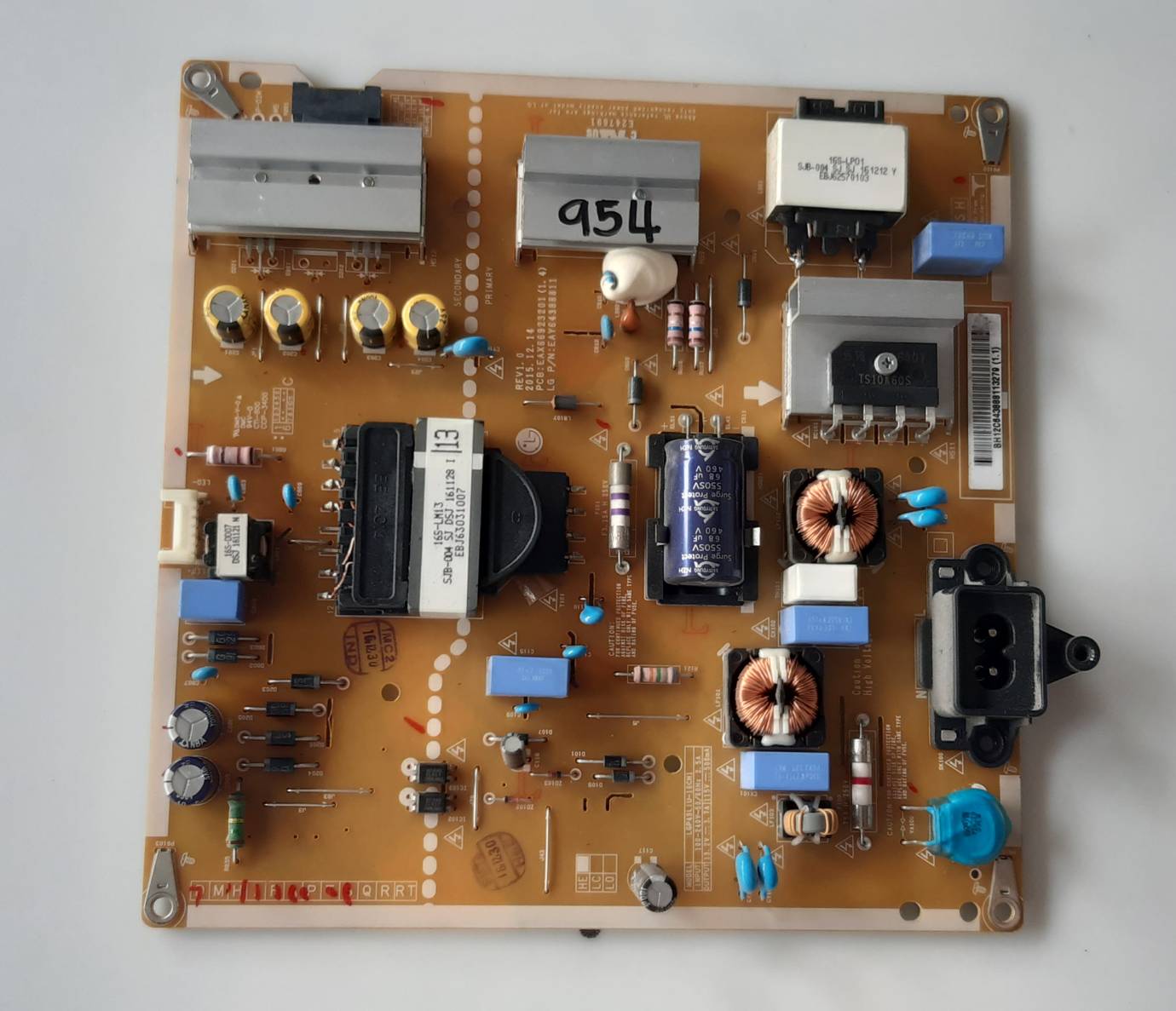 อันที่ 954 LG 49UH610T ซัฟฟลาย EAX66923201 ดีเทสแล้ว