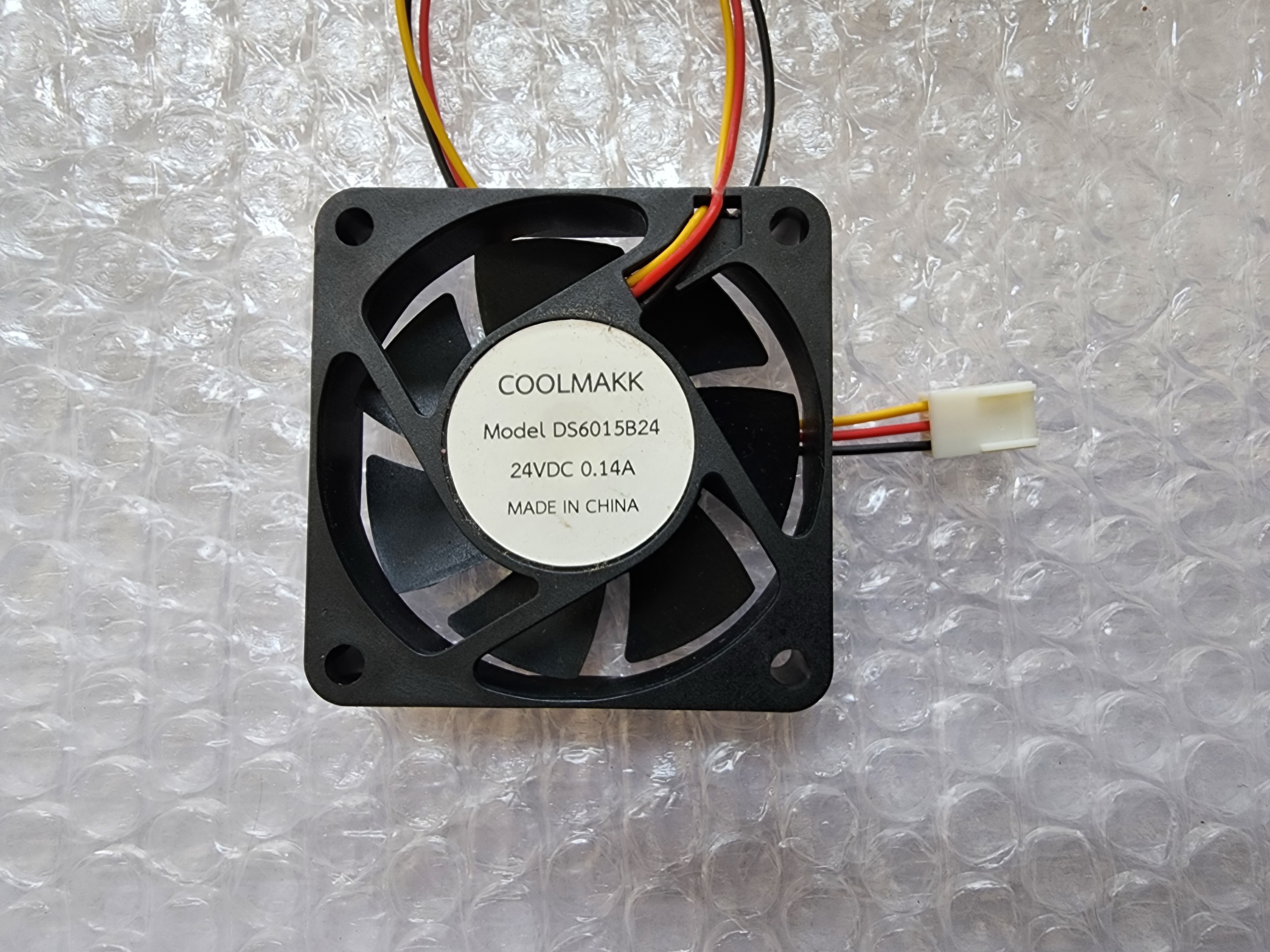 พัดลม 24V 0.14A Size: 60x15mm ลมแรง